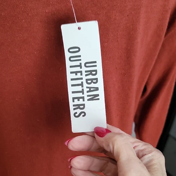 Urban Outfitters Deep Terra Cotta  Wrap Blouse - Picture 7 of 10